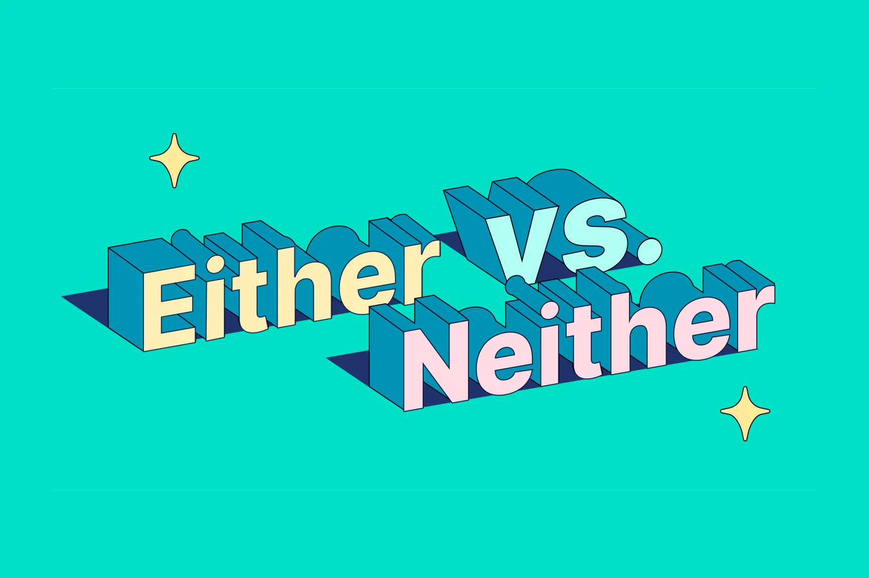 Правила употребления Neither, Nor, Either и Or в английском языке