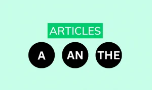 Артикли A, An, The в английском языке