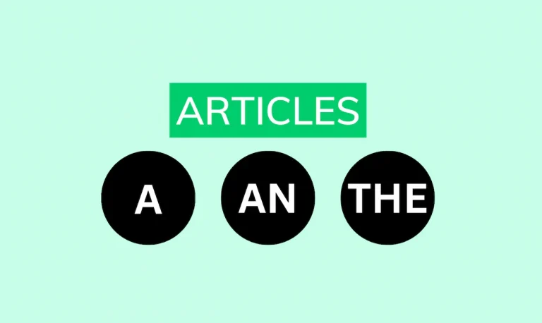 Артикли A, An, The в английском языке