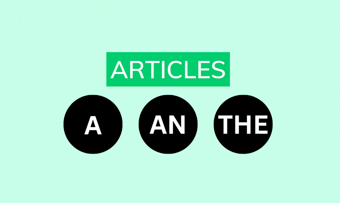 Артикли A, An, The в английском языке