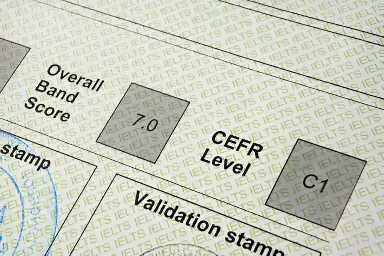 Результати IELTS в балах та їх відповідність до рівнів англійської за CEFR
